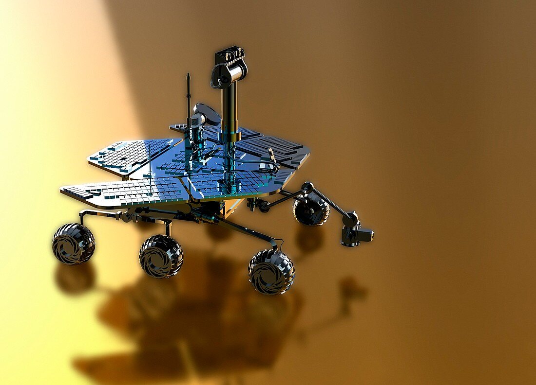 Mars lander,illustration