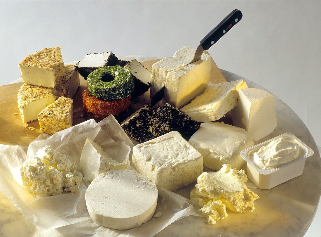 Still Life of Assorted Cheese