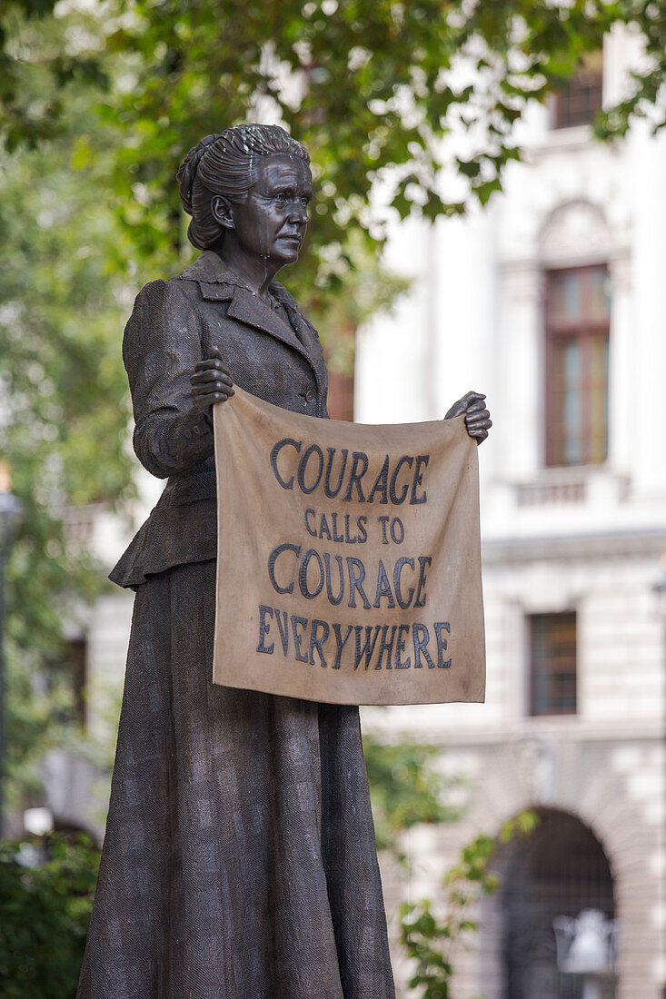 Statue of Millicent Garrett Fawcett, London, UK