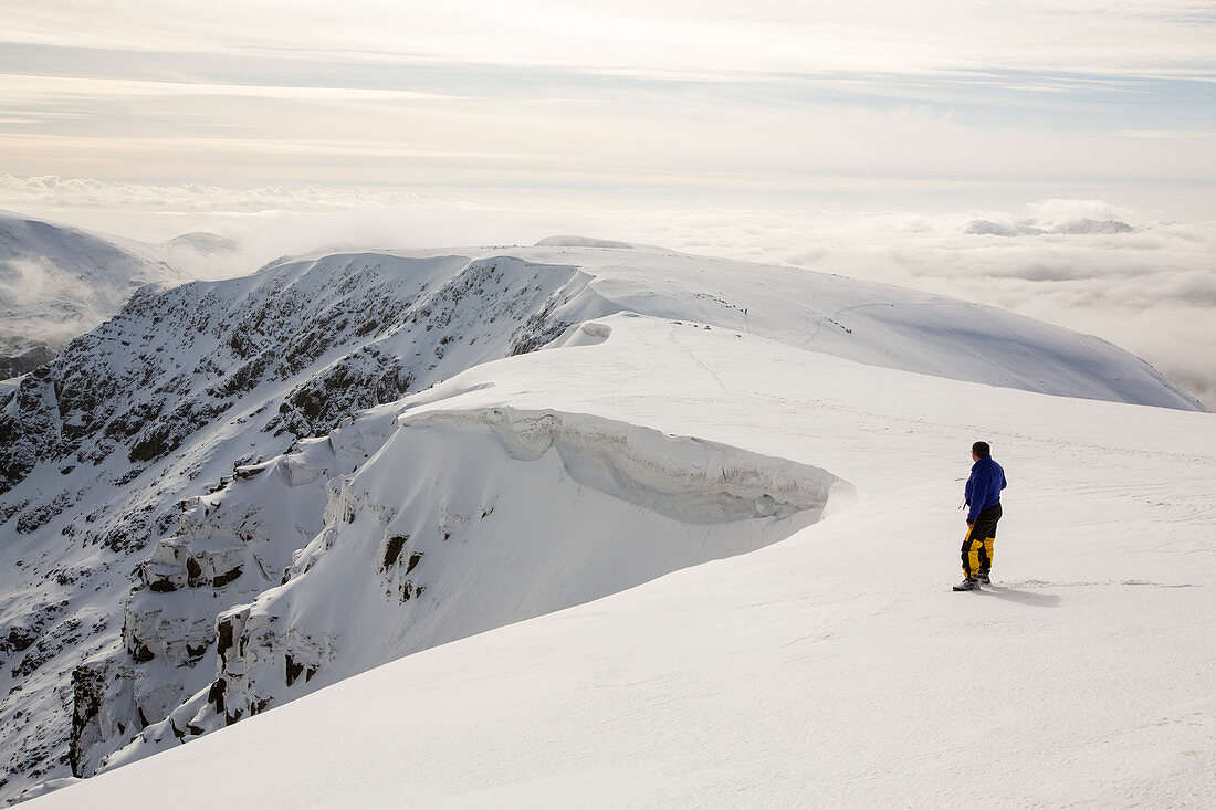 Dollywagon Pike from Helvellyn, Lake District, UK