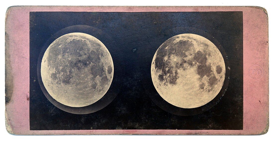 Full Moon stereo pictures, 1850s