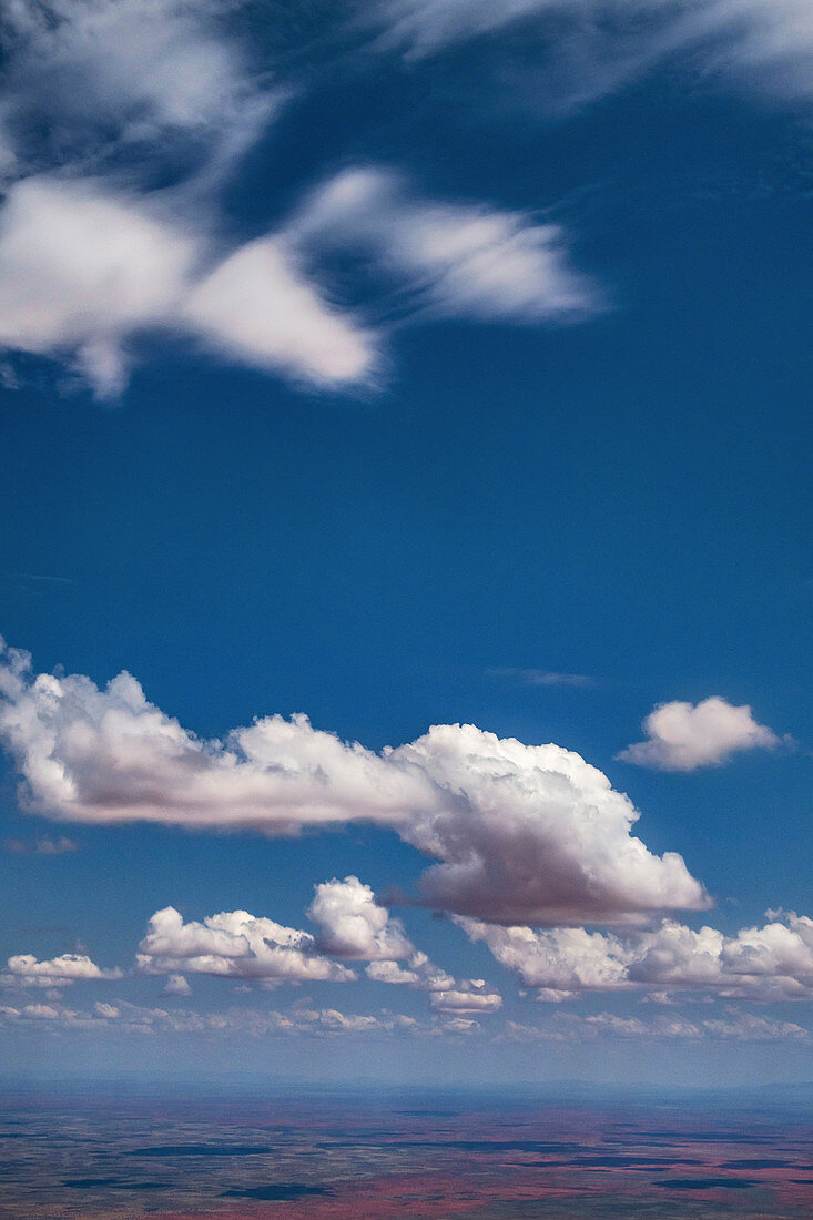 Cumulus humilis clouds