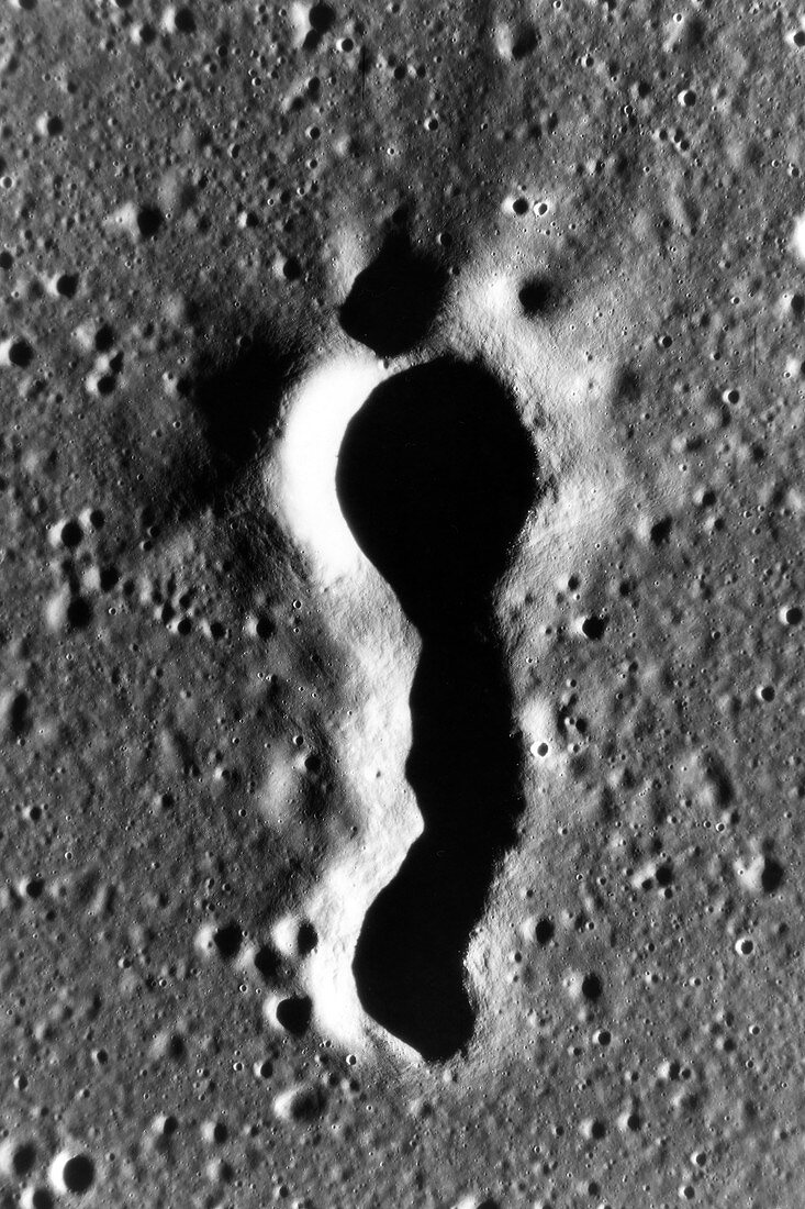 Lunar surface, Apollo 17 image