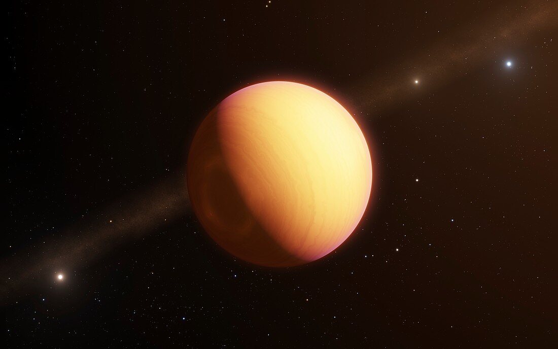 HR 8799 e exoplanet, illustration