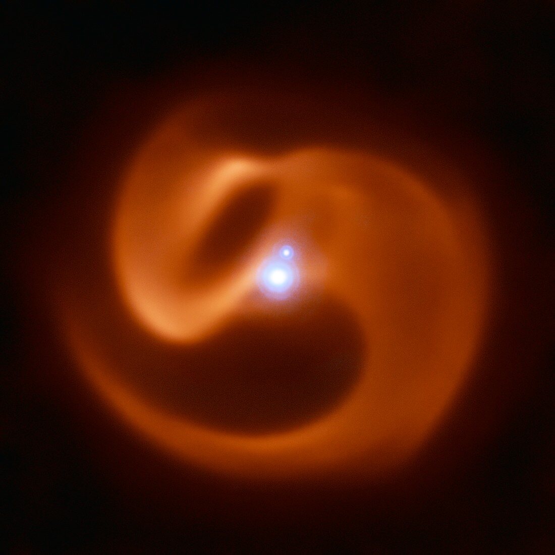 Wolf-Rayet binary star system, VLT image