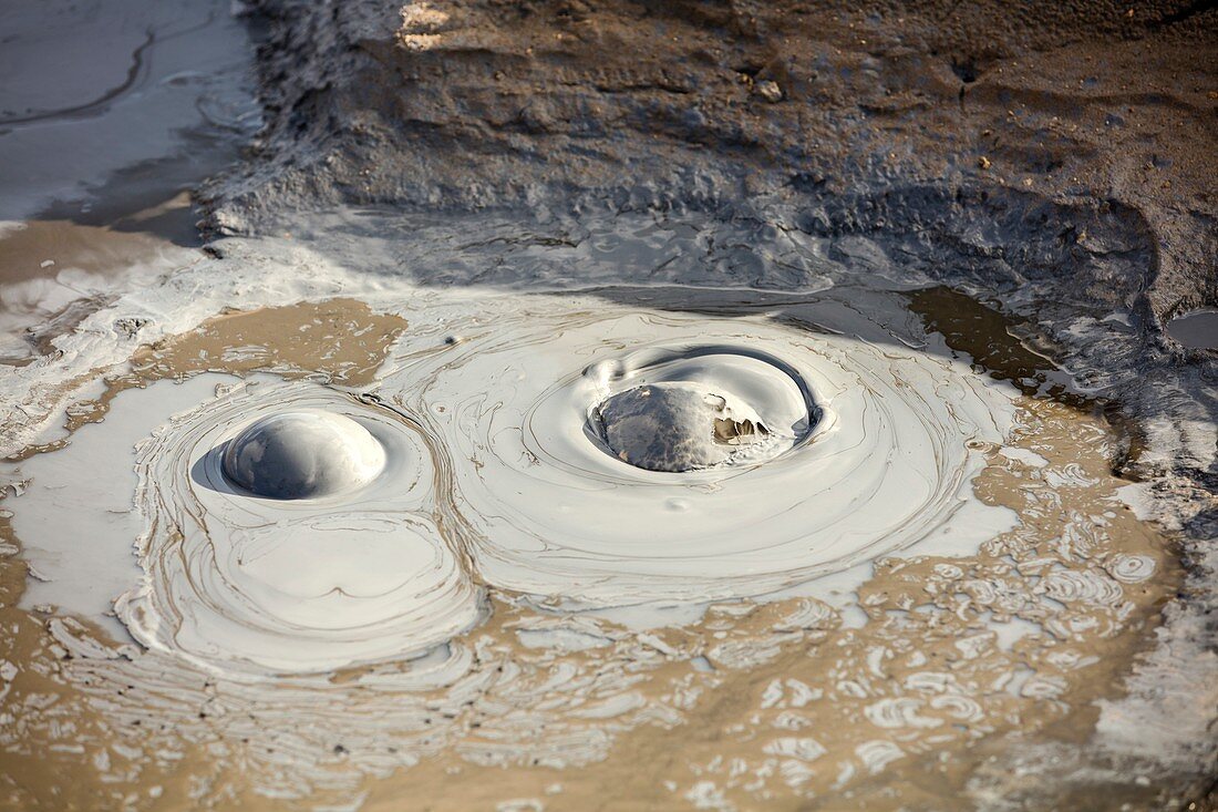 Geothermal mud pool, Iceland