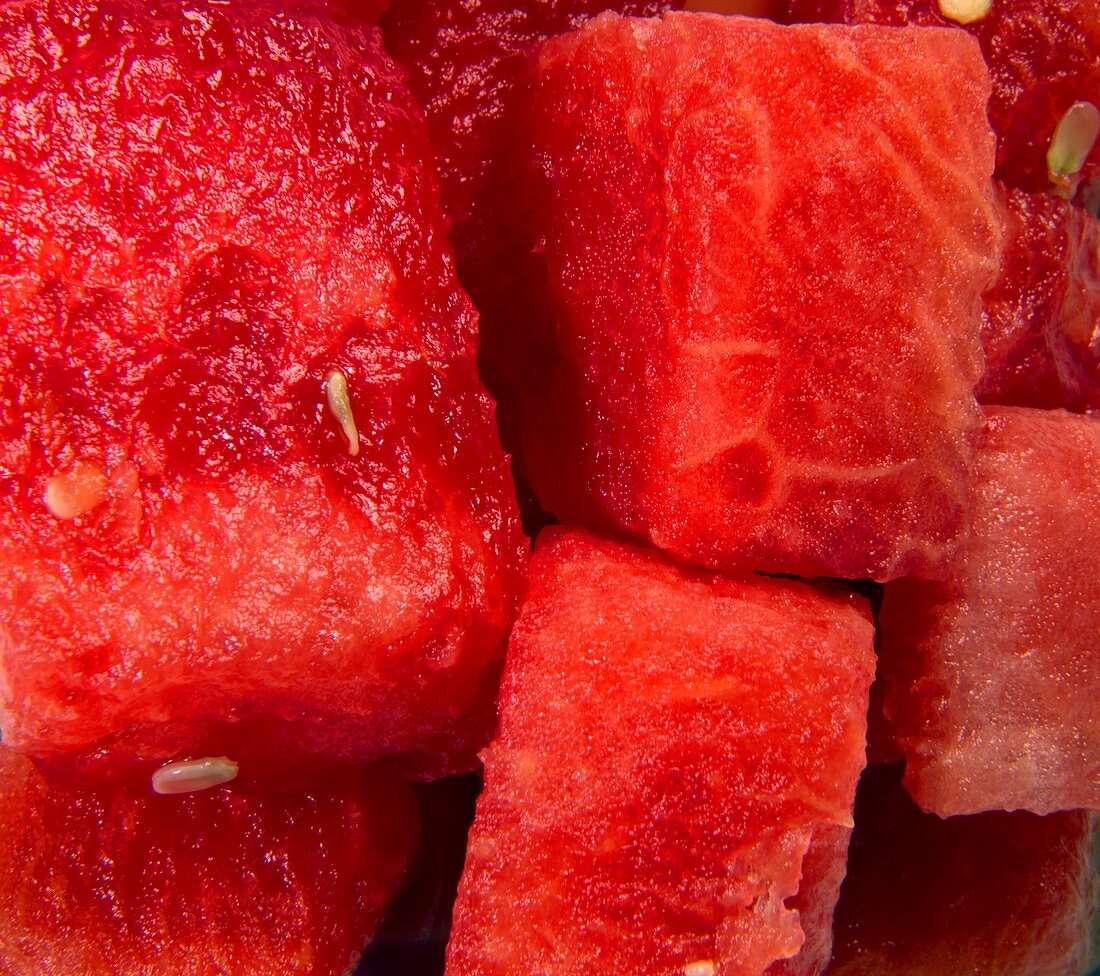 Water melon cubes