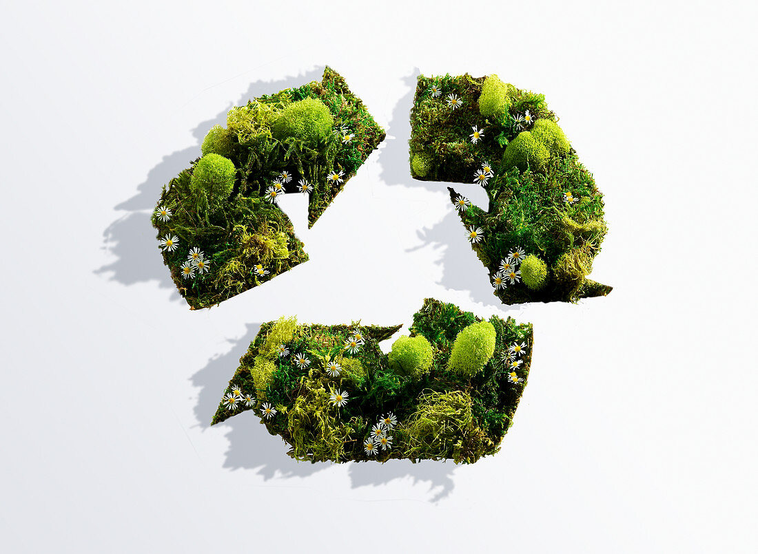 Recycling, conceptual image