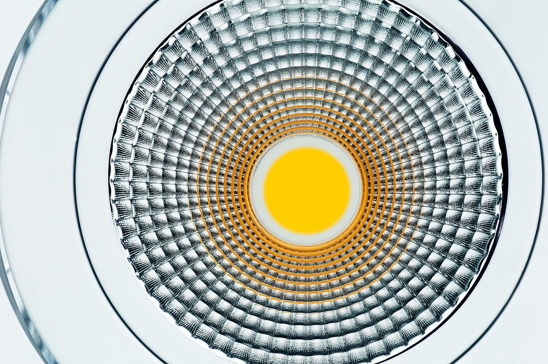 LED light, close-up