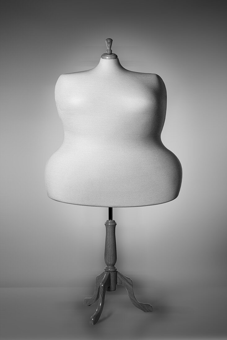 Obese mannequin