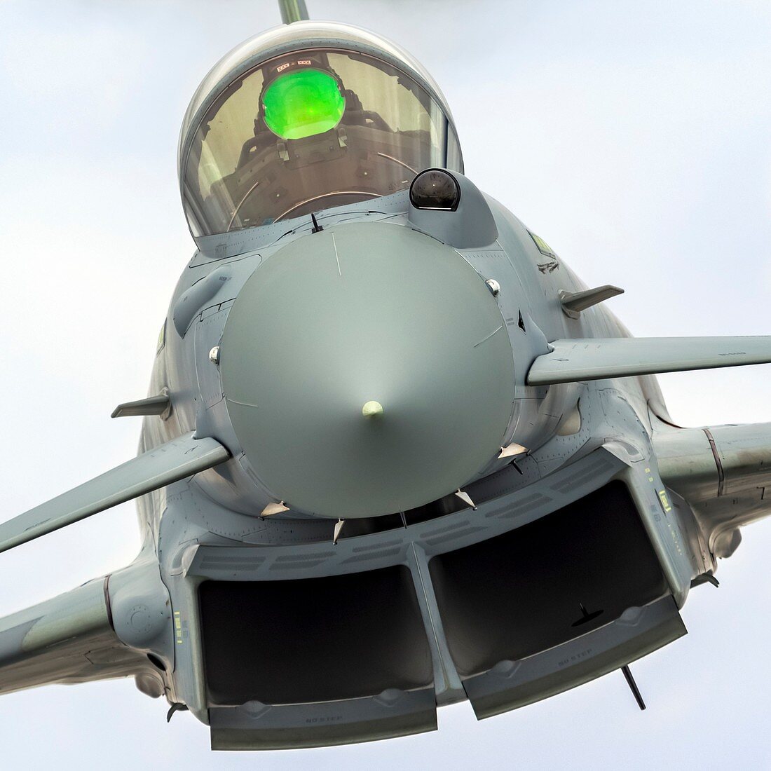 Royal Air force Eurofighter Typhoon in flight