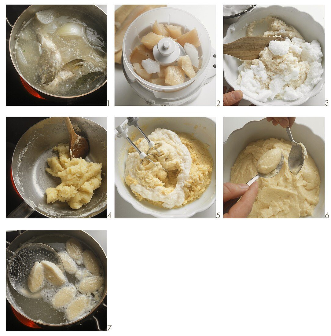 Making pike dumplings
