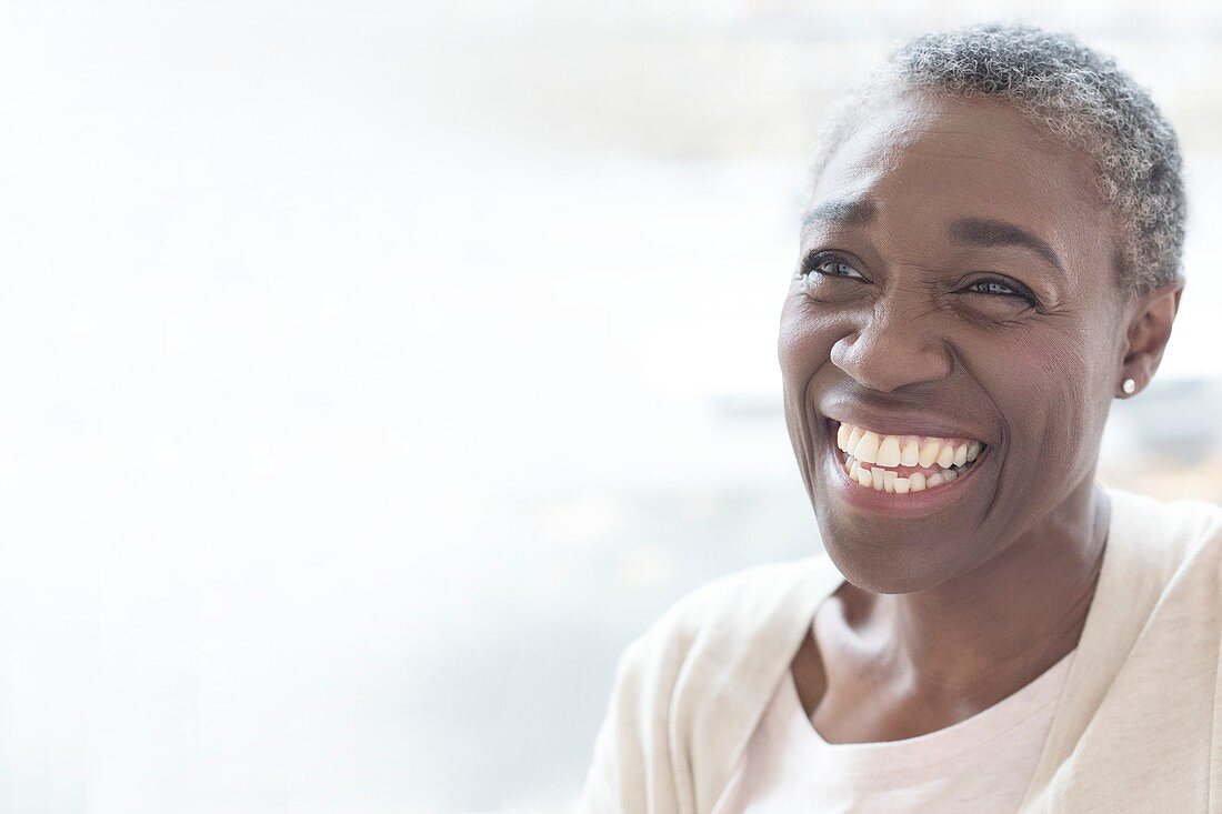 Mature woman smiling