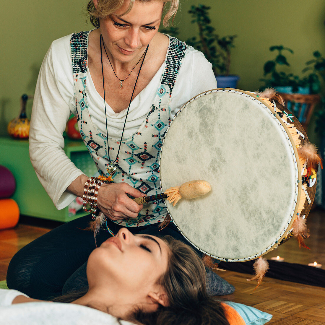 Indian drum sound therapy
