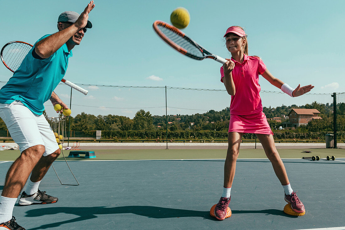 Tennis training