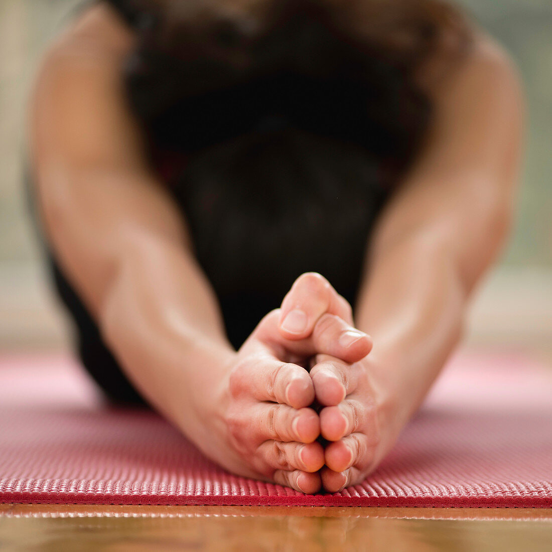 Yoga half tortoise pose