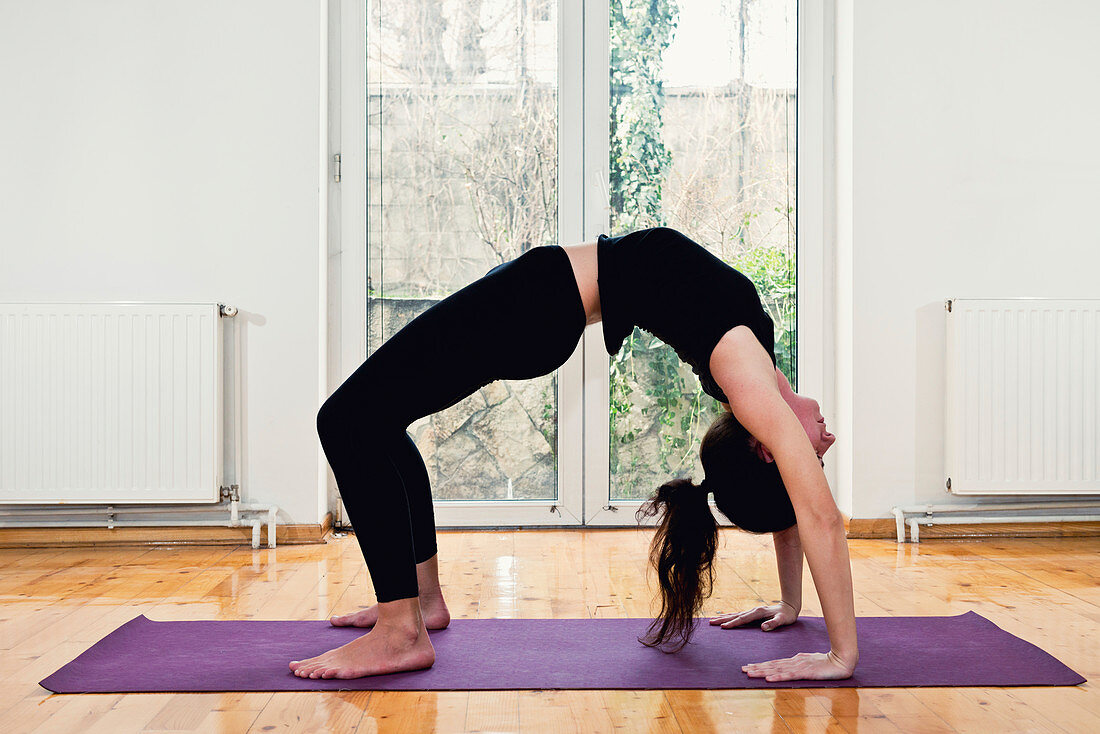 Yoga bridge position