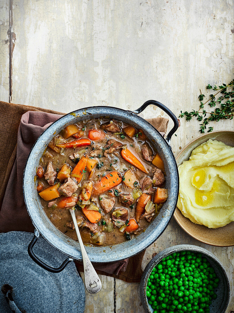 All-in-one lamb and Guinness stew