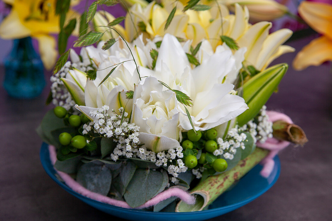 Lily arrangement