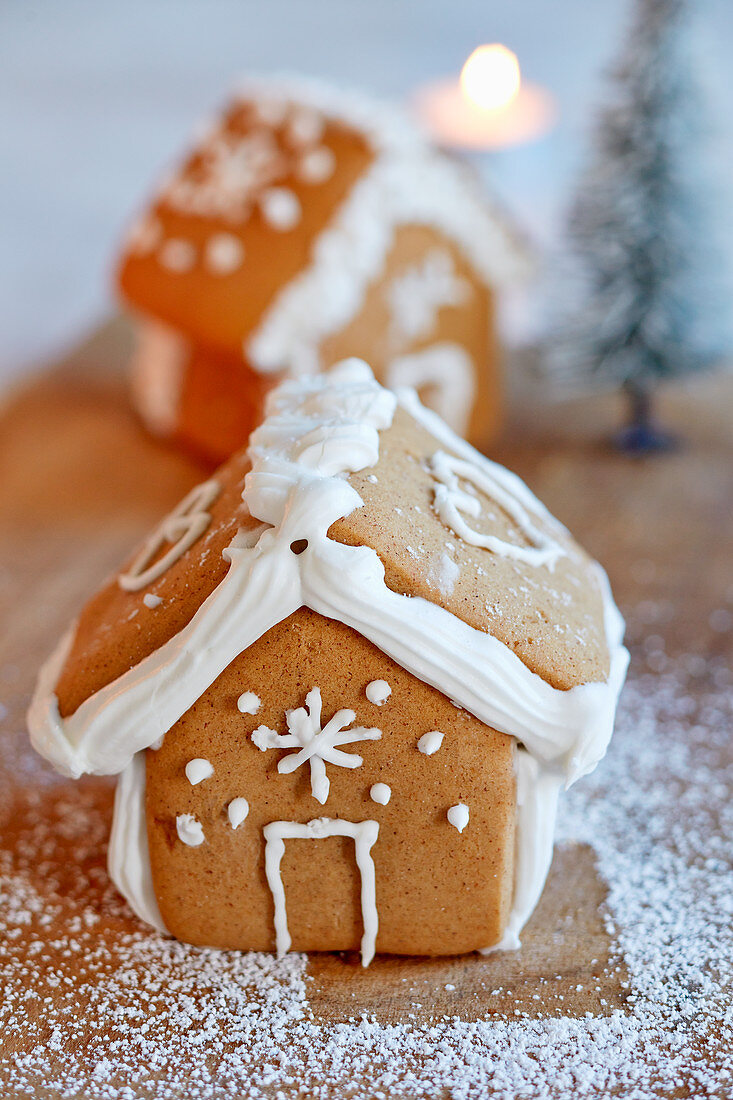 A gingerbread house