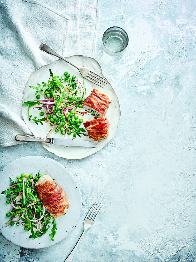 Gruyère-and-sage-stuffed pork