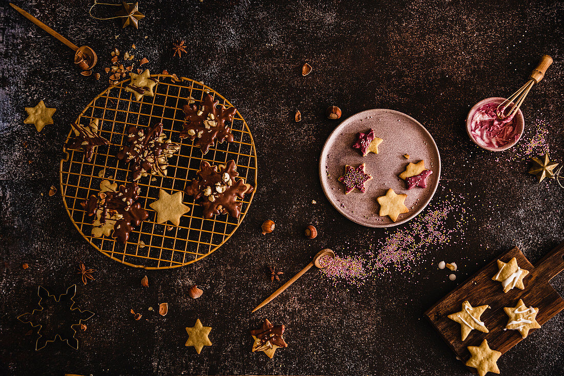 Cinnamon star Christmas biscuits