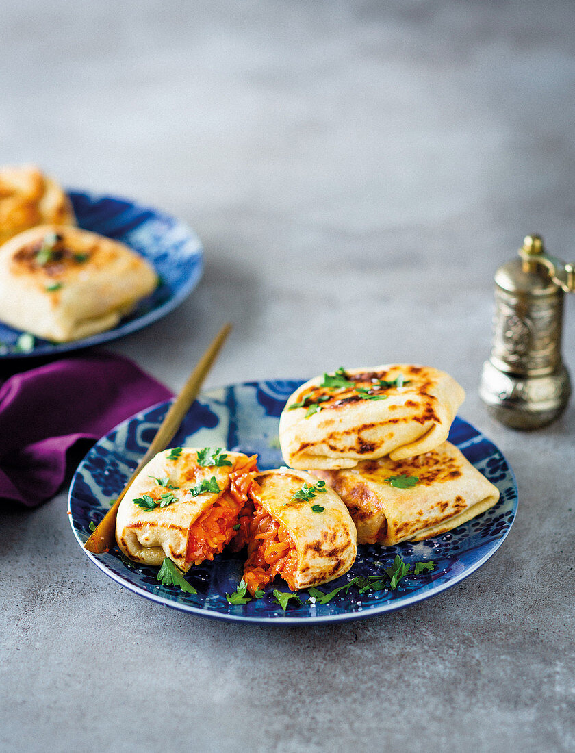 Algerian 'crêpes' à la fresh living