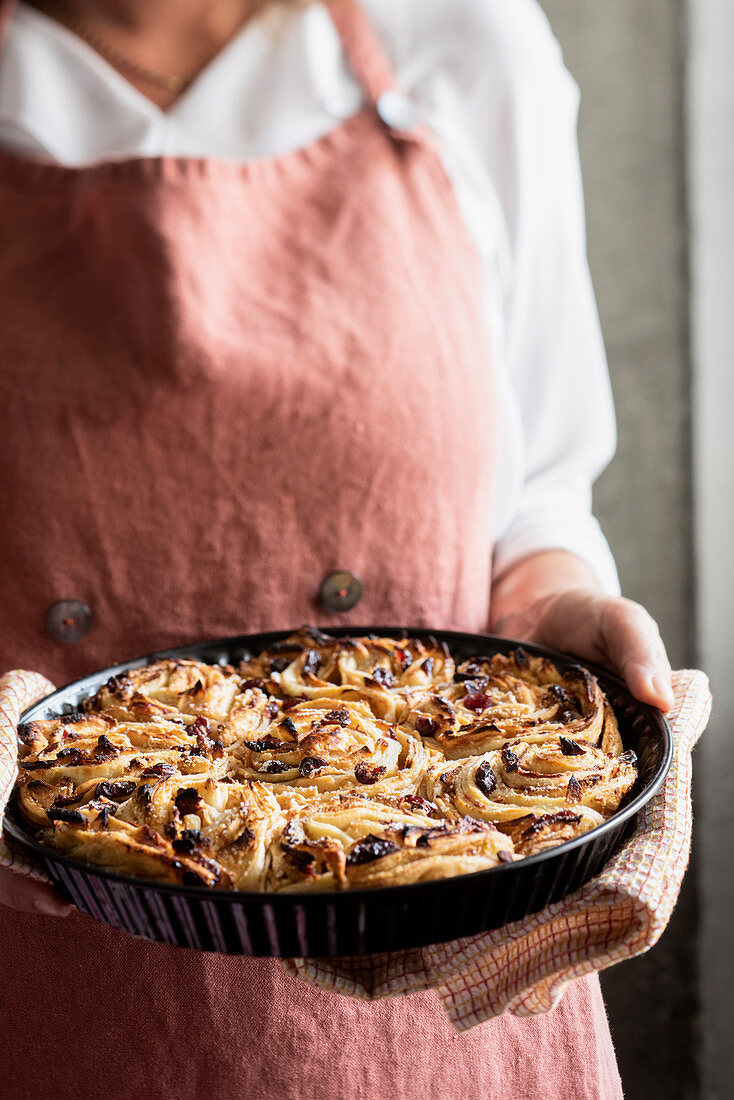 Apfelstrudel-Schneckenkuchen