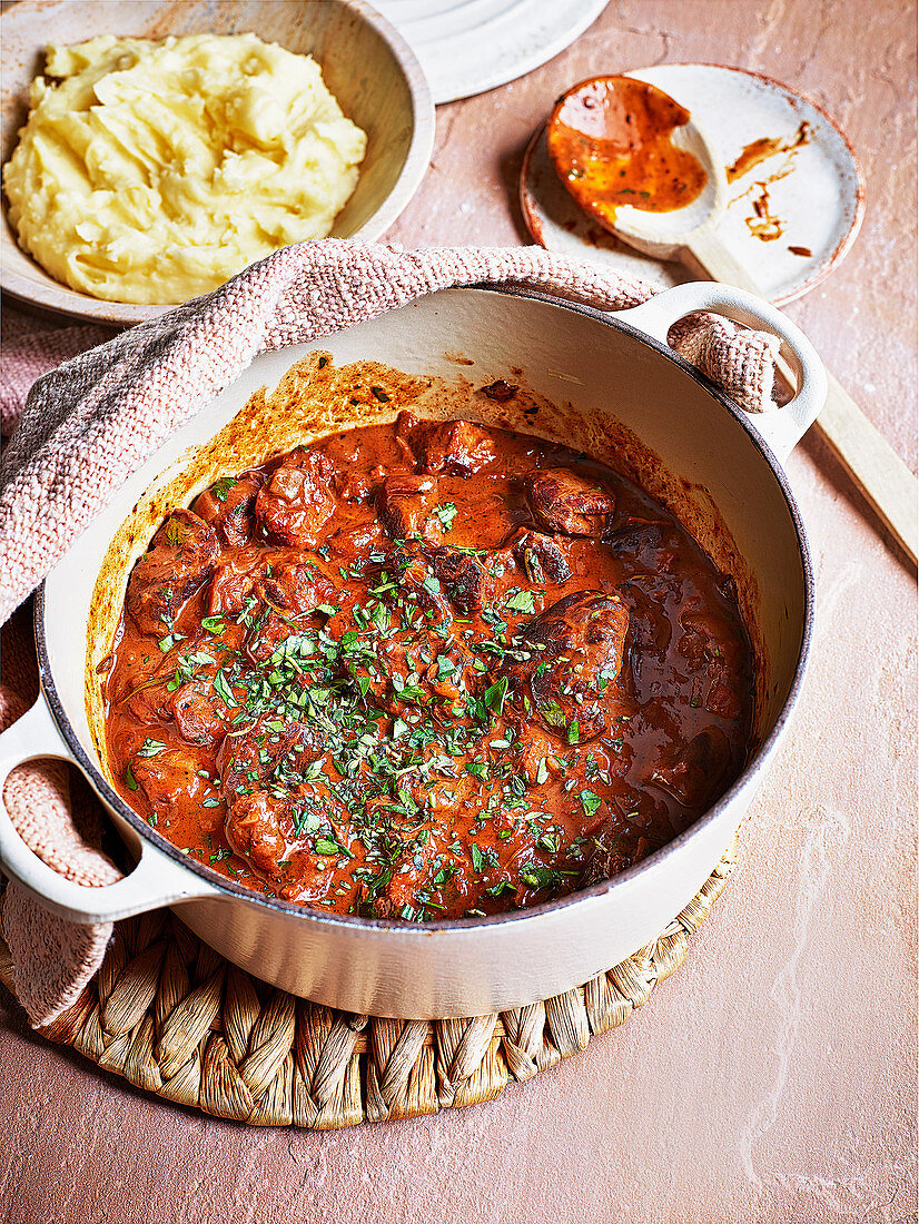 Beef and red wine stew