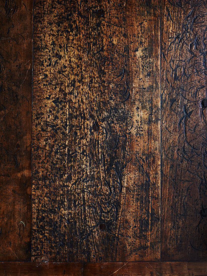 Dark wooden background