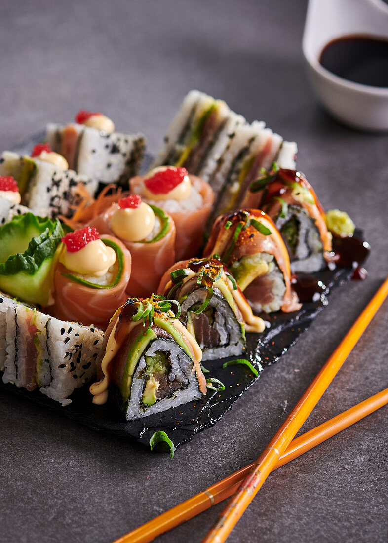 A sushi platter (Japan)