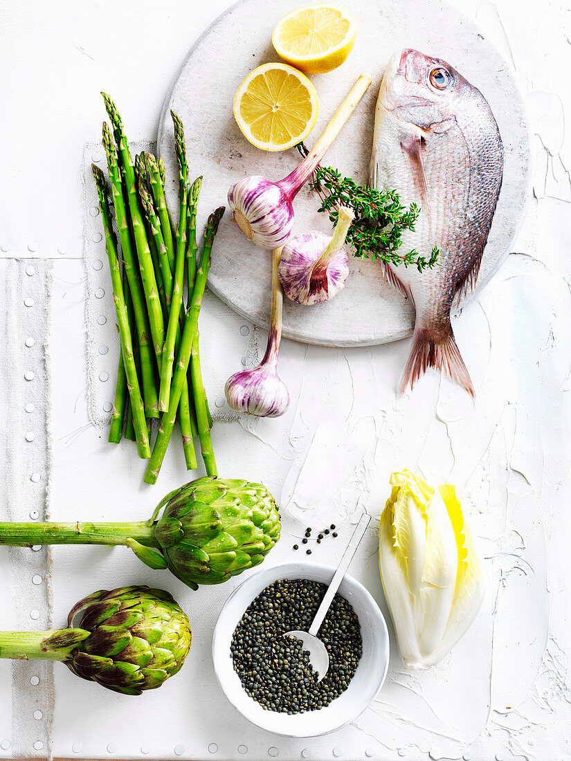 Zutaten für kohlenhydratarme Fischgerichte