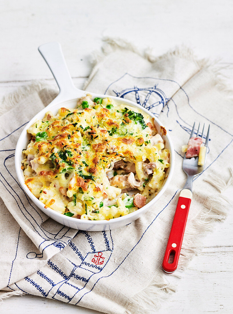 Makkaroni And Cheese mit Hähnchen