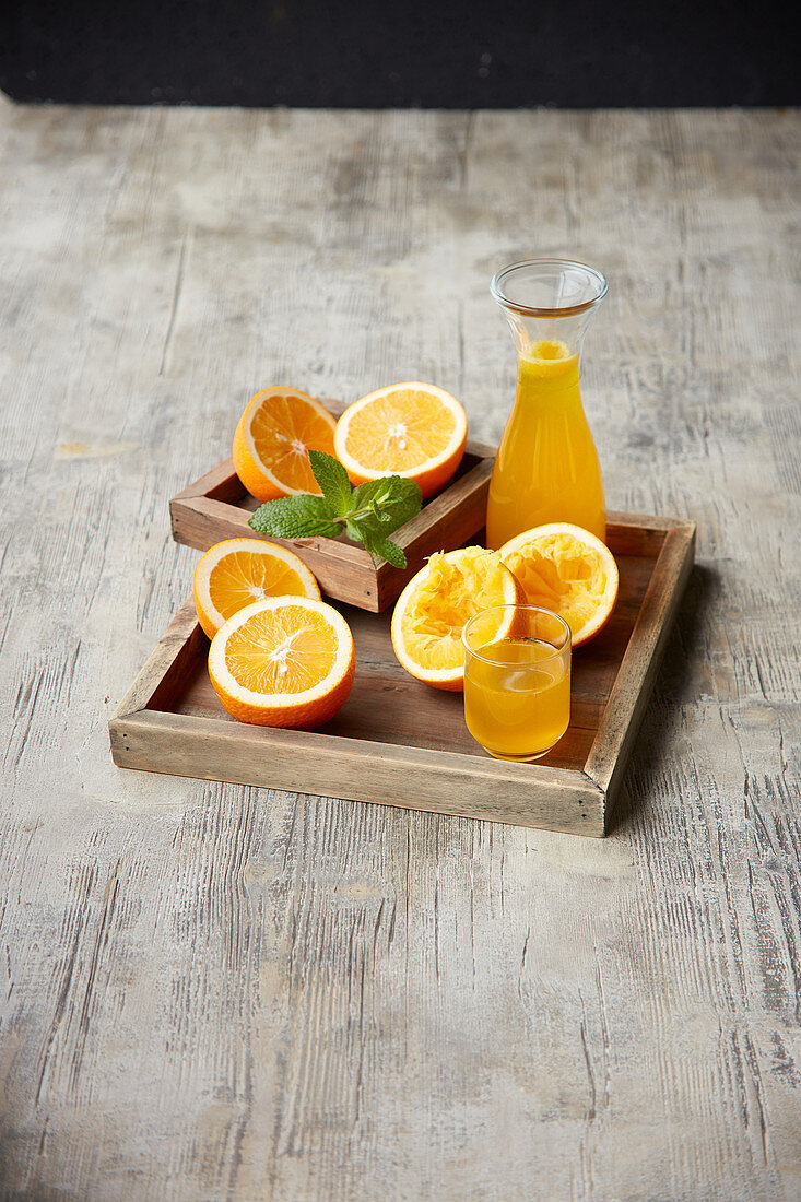 Oranges and orange juice