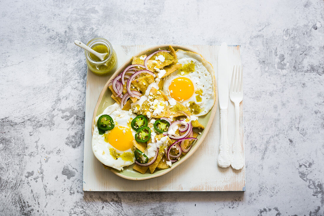 Chilaquiles (Frühstücksgericht, Mexiko)