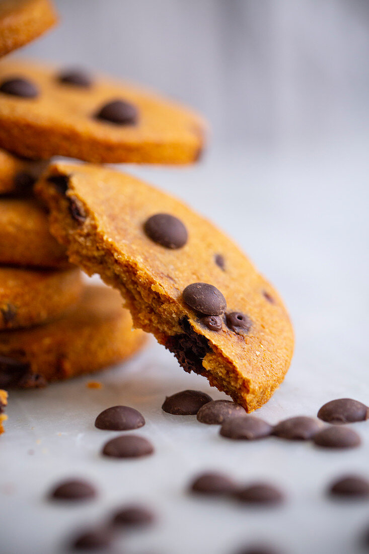 Chocolate Chip Cookies (Nahaufnahme)
