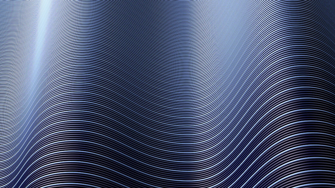 Wavy lines, abstract illustration