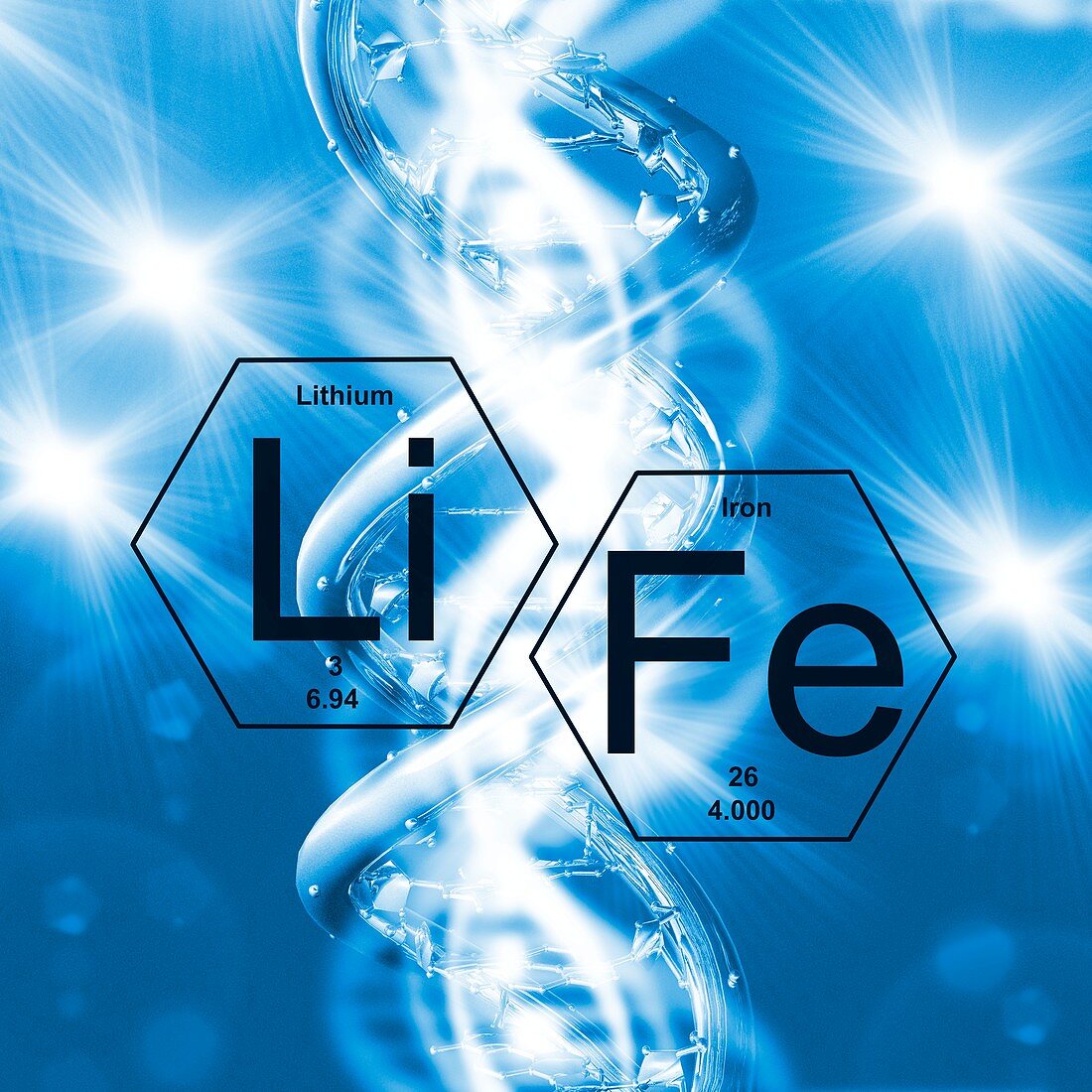 DNA and life, illustration