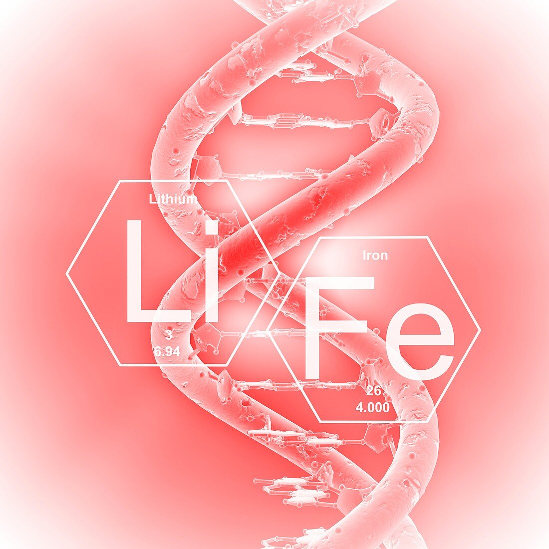 DNA and life, illustration