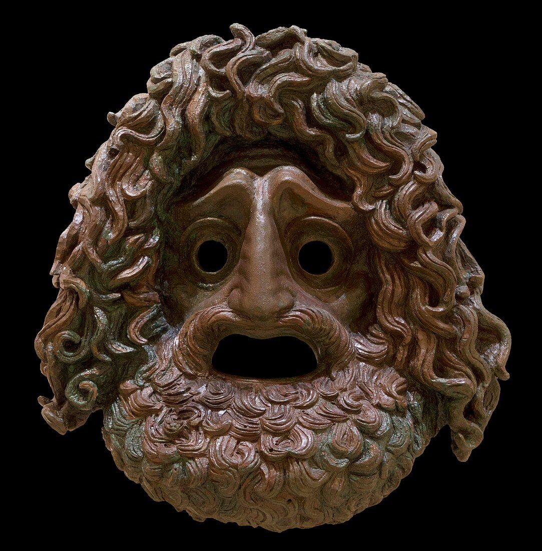 Ancient Greek tragic mask