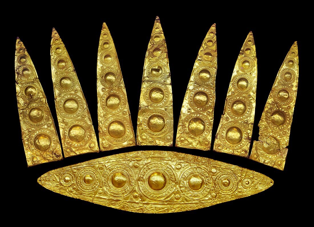 Mycenaean gold jewelery
