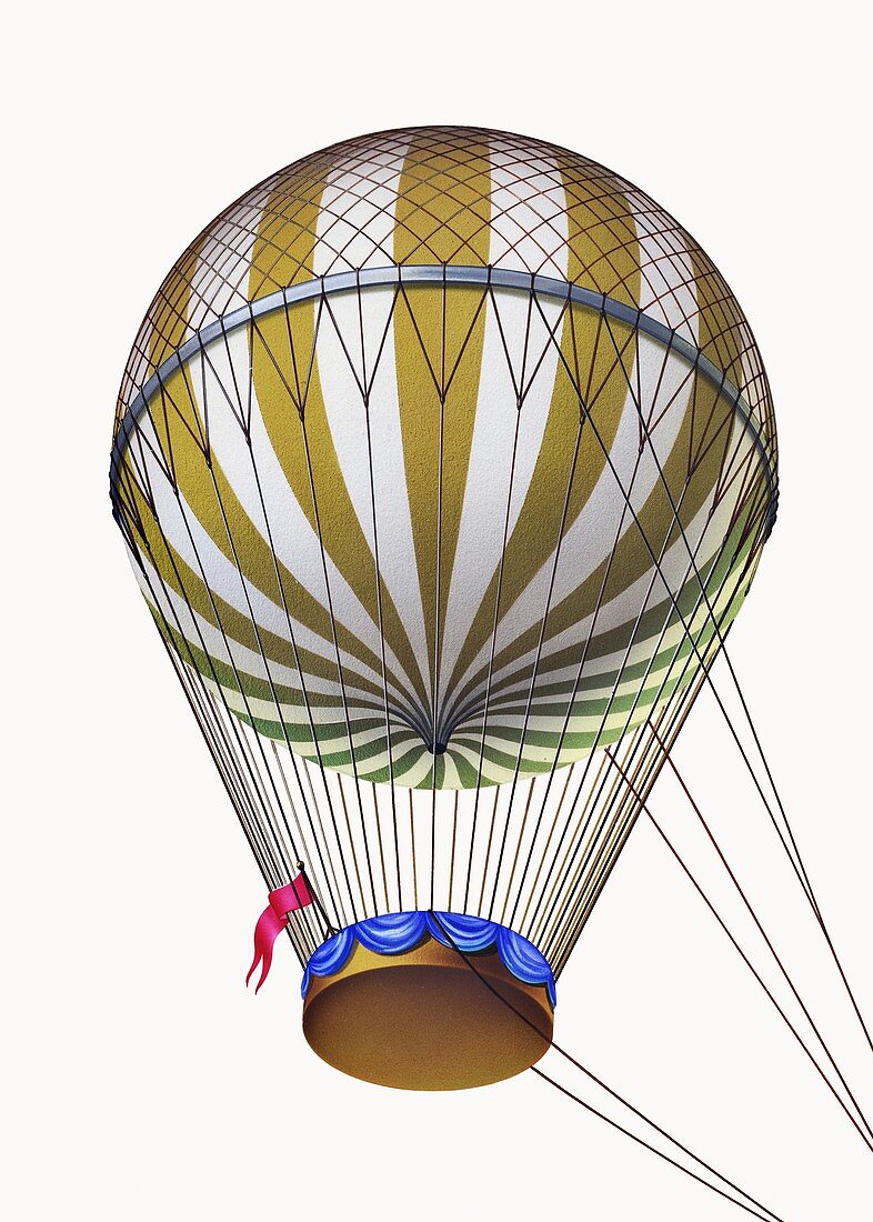 Coutelle's military balloon L'Entreprenant, 1790s