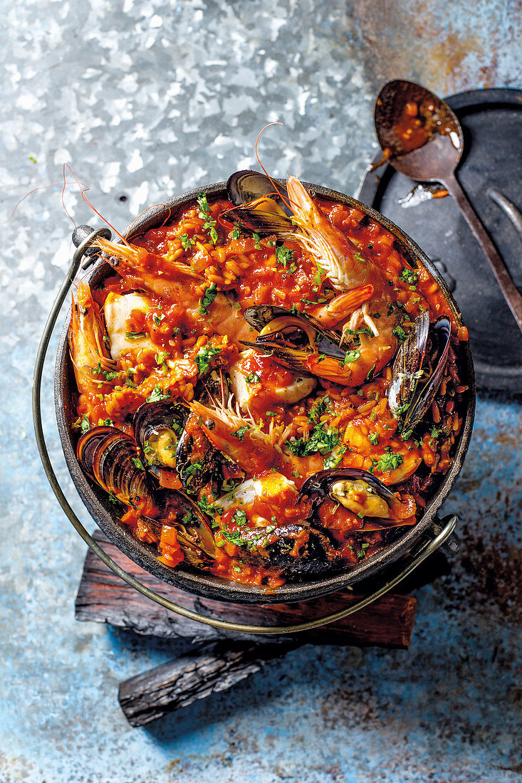 Seafood potjie (South Africa)