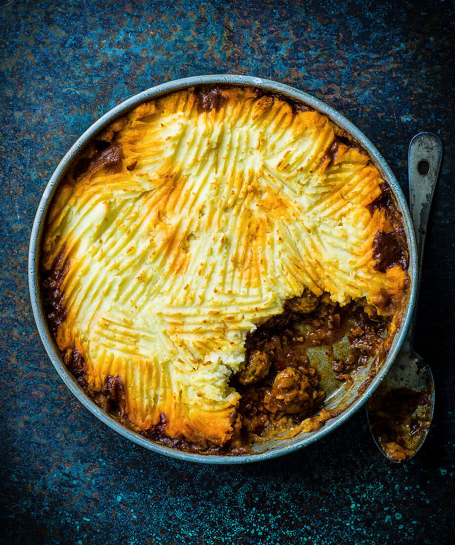 Kofta shepherd's pie