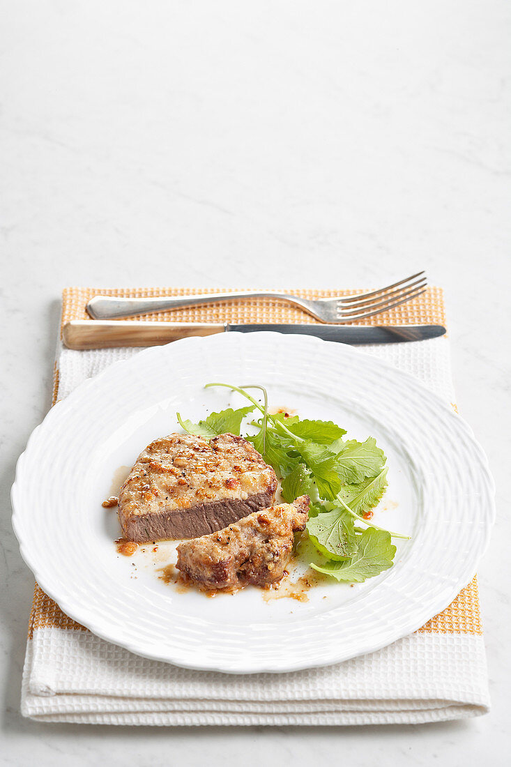 Tournedos mit Parmesankruste