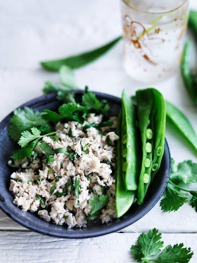 Cottage cheese and tuna dip