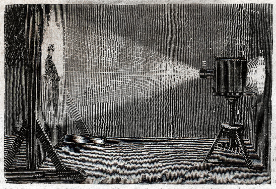 David Woodward's solar chamber, illustration