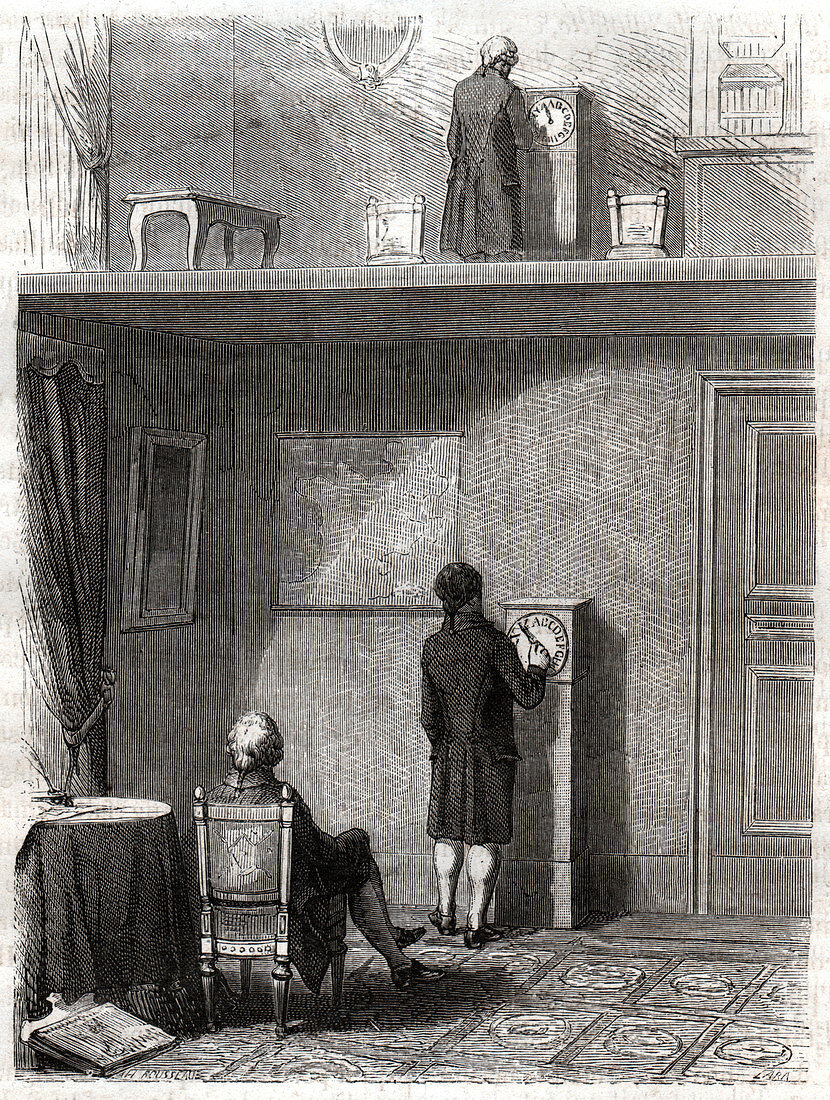 Jean Alexandre's telegraph, illustration