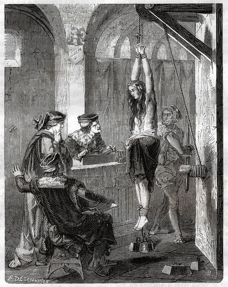 Witch in the Middle Age, illustration