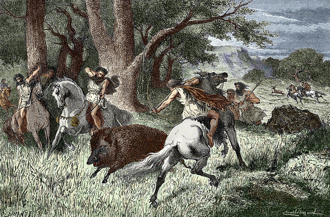 Hunting during the Iron Age